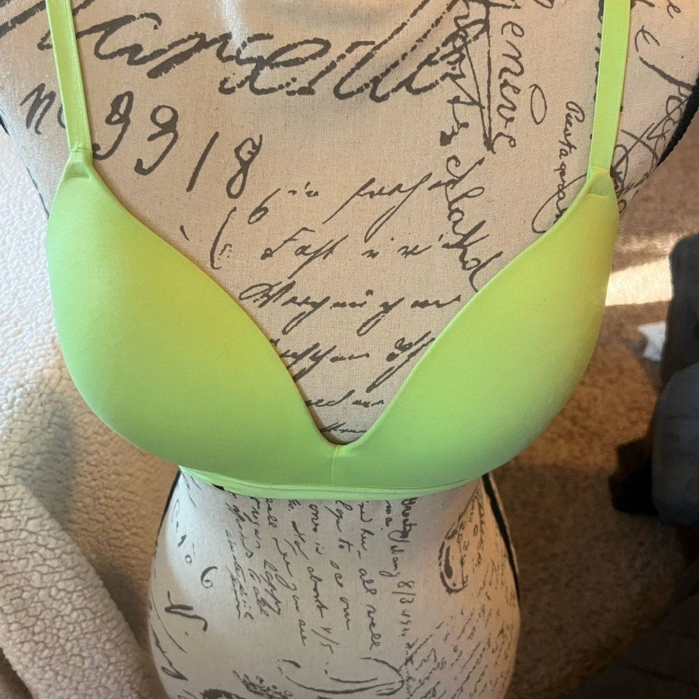 Pink bra